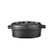 Commercial Chef Mini Casserole Dish With Lid, 0.63 Qt. Cast Iron Casserole Dish CHCI063 - alternate 6